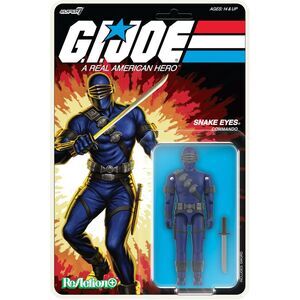 Super7 - G.I. Joe - ReAction+ Wv03 (Cartoon) - Snake Eyes (Cartoon)